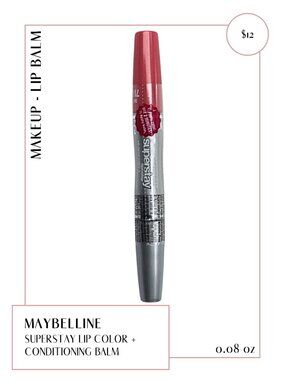 Maybelline Superstay Lip Color + Conditioning Balm
